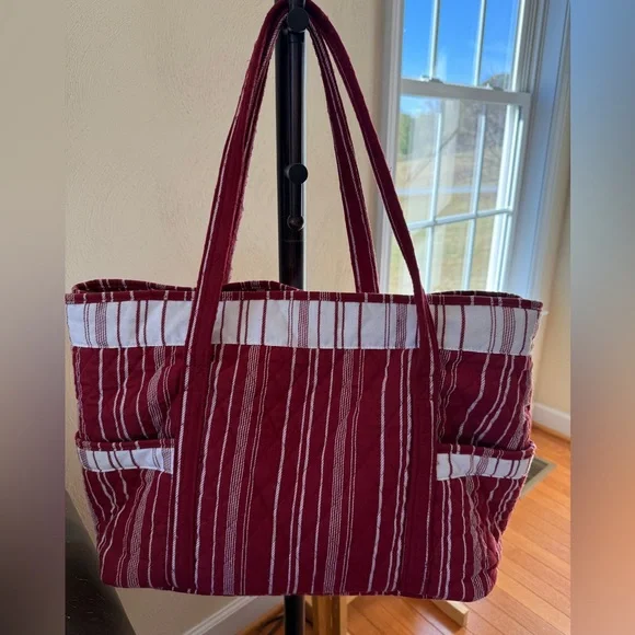 Pampered Chef Quilted Tote Bag • 10 Pockets Total • Consultant Incentive - Picture 3 of 5